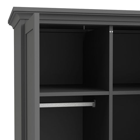 Timeless and Elegant Wardrobe with Adjustable Shelves and Parisian Charm