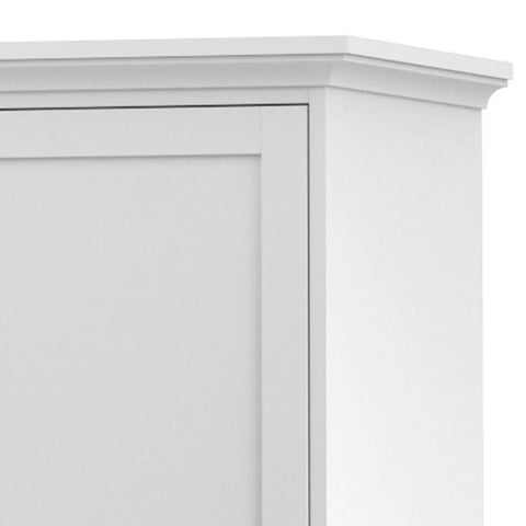 Timeless and Elegant Wardrobe with Adjustable Shelves and Parisian Charm