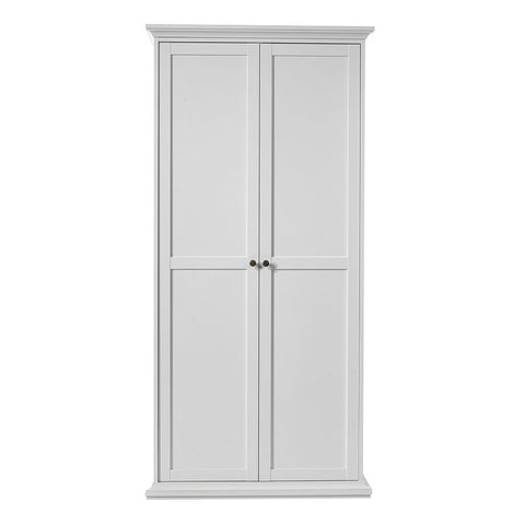 Timeless and Elegant Wardrobe with Adjustable Shelves and Parisian Charm