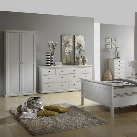 Timeless and Elegant Wardrobe with Adjustable Shelves and Parisian Charm
