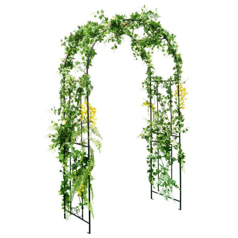 Garden Decorative Plant Archway with Wide Application in Black