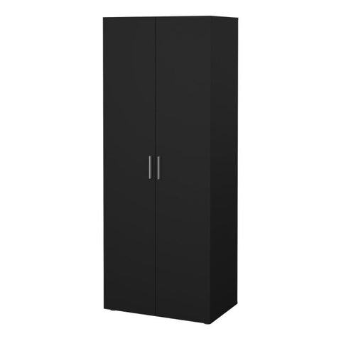 Versatile Sleek and Modern Wardrobe with Beautiful Oak Sides and Glossy Paint Finish