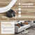 Lightweight Portable Multi-Purpose Bedside Table with Adjustable Height