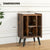 Multi-Purpose and Compact Side Table with Built-in Charging Station and Sturdy Frame