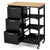 Kitchen Island Trolley with Storage Drawer and Tray-White