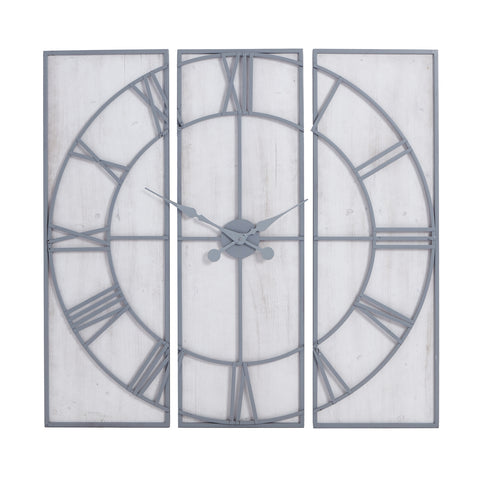Modern and Artistic Wall Clock with striking Multi-Panelled Clock Face