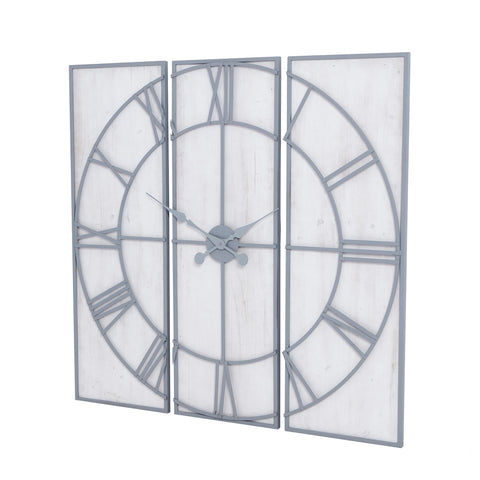 Modern and Artistic Wall Clock with striking Multi-Panelled Clock Face