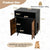 Contemporary Cat Litter Box Enclosure with Side Entry