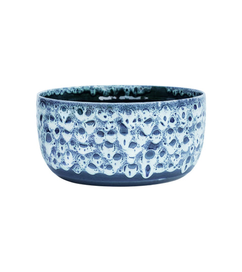 Dazzling Indoor Waterproof Planter with Reactive Glaze in Sapphire