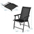 Outdoor Folding Dining Chair Set with Premium Fabric and Ergonomic Armrests