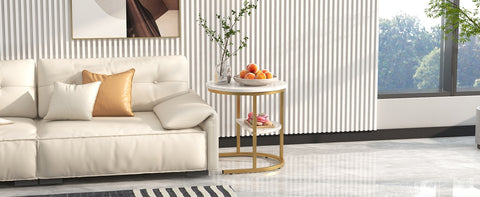 Practical and Stylish Set of 2 Nesting Coffee Tables