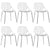 Set of 6 Modern Elegance Dining Chairs Modern Aesthetic Design
