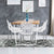 Set of 6 Modern Elegance Dining Chairs Modern Aesthetic Design