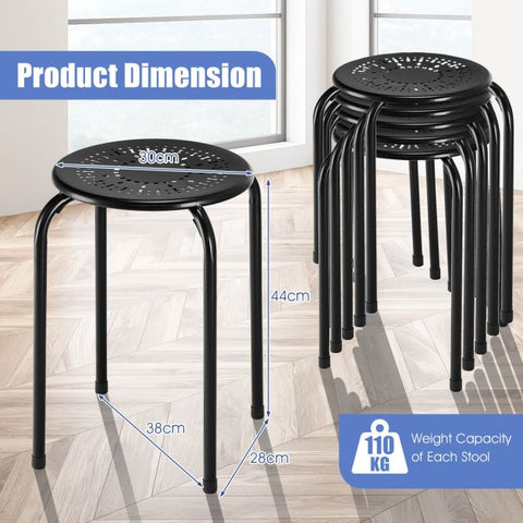 Occasional Set of 6 Dining Stools