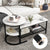 Practical and Stylish Set of 2 Nesting Coffee Tables