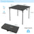 Outdoor Folding Camping Table with Handle and Water-Resistant Table Top