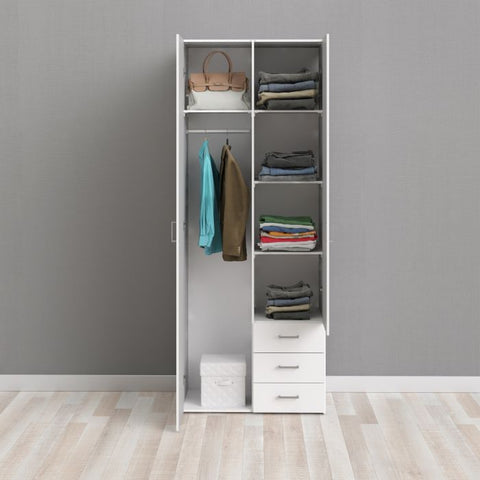 Modern and Minimalistic Wardrobe with Prine and Clean Finish