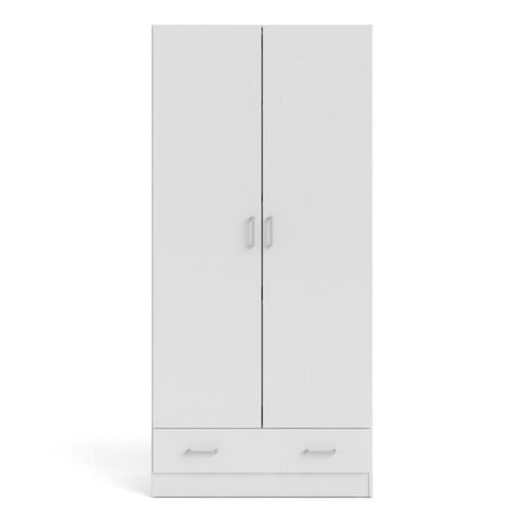 Minimalistic and Neat Wardrobe with Adjustable Hinges and Sleek Design