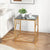 Elegant and Versatile Side table with Geometric Frame and Tempered Glass Top