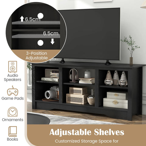 Elegant and Spacious TV Stand with Multiple Storage Consoles and 165cm TV Capacity