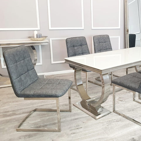 Tara Faux Leather Dining Chair