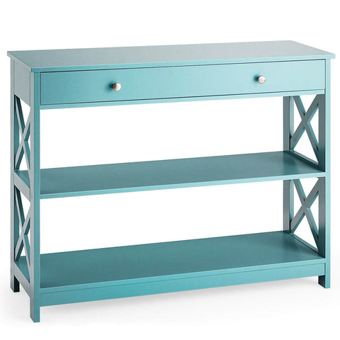 Stylish Multi-Purpose Entryway Console Table with Storage Drawer and Shelf