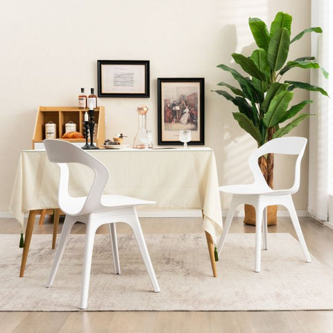 Simple Set of 2 Dining Chairs