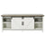 Elegant and Rustic TV Stand with Ample Storage and Functional Barn Doors