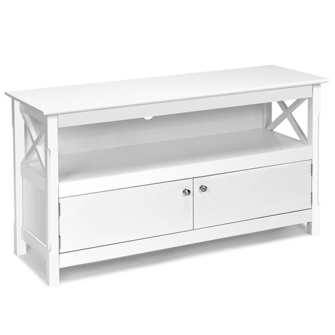 Stylish Multi-Purpose TV Stand with Ample Storage and Cable Management