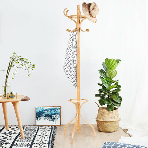 Practical Coat Rack with 360° Rotating Top and Stable Design