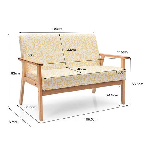 Flowerland Garden Inspire 2 Seater Sofa in 115cm Length