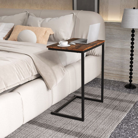 Multipurpose C-Shaped Side Table with Elegant and Minimalist Design