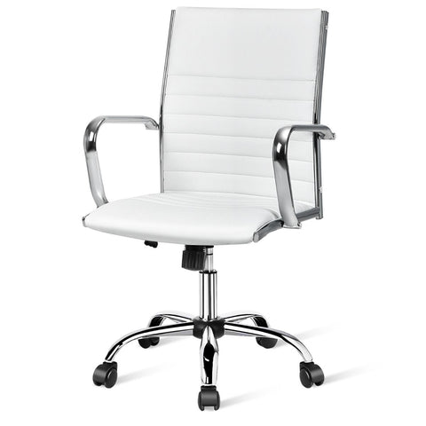 Premium Height-Adjustable Executive Office Chair with Ergonomic Backrest and Swivel