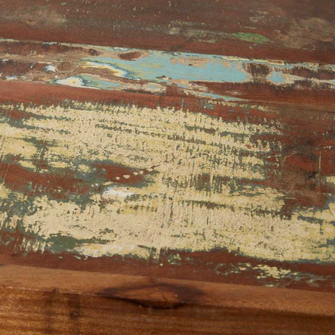 Rustic and Artistic Sideboard with Reclaimed Wood Construction and Modern Flair