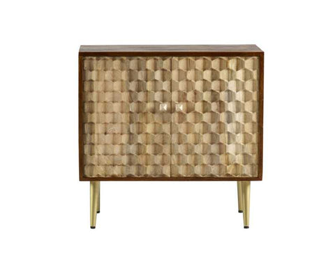 Unique Two-tone Sideboard with Retro Feel and Scandinavian Inspired Legs