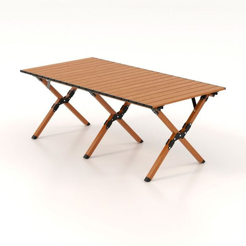 Outdoor Foldable Aluminium Camping Table with Sturdy Design with Carry Bag