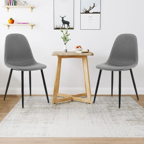 Casual Set of 2 Dining Chairs