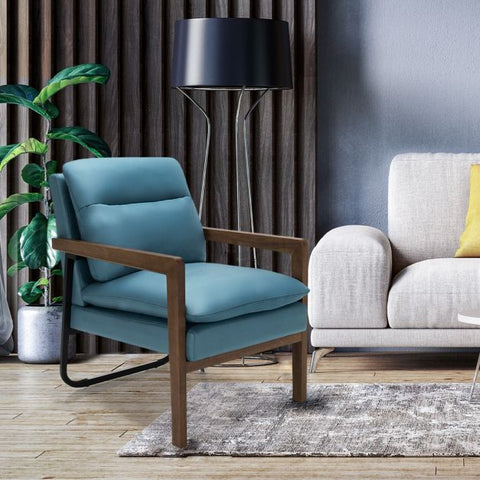 Artistic Armchair with Soften Backrest and Seat