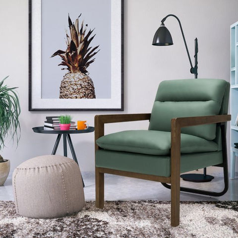 Artistic Armchair with Soften Backrest and Seat
