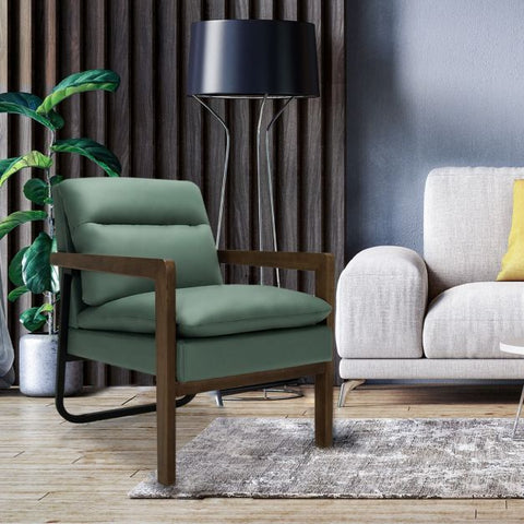 Artistic Armchair with Soften Backrest and Seat