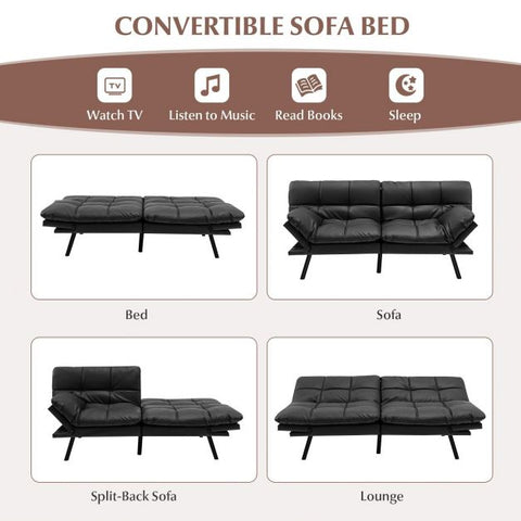 Multi-Functional 5 in 1 Sofa Bed for 2 People