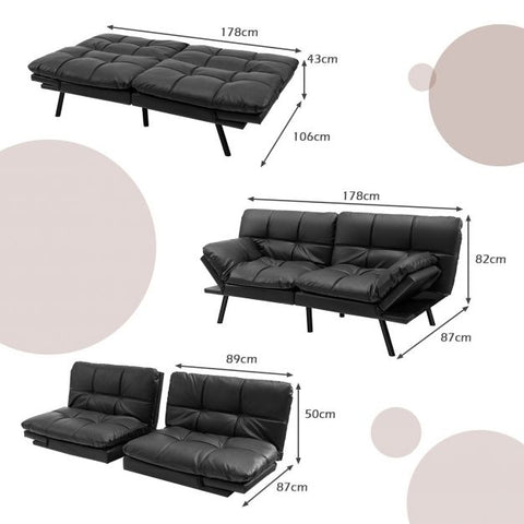 Multi-Functional 5 in 1 Sofa Bed for 2 People