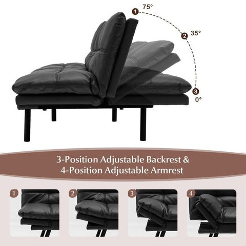 Multi-Functional 5 in 1 Sofa Bed for 2 People