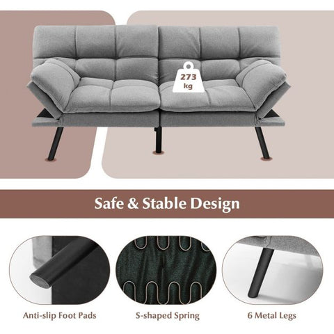 Multi-Functional 5 in 1 Sofa Bed for 2 People