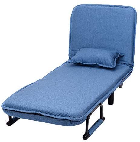 Multi-Functional 3 in 1 Single Sofa Bed with Pillow