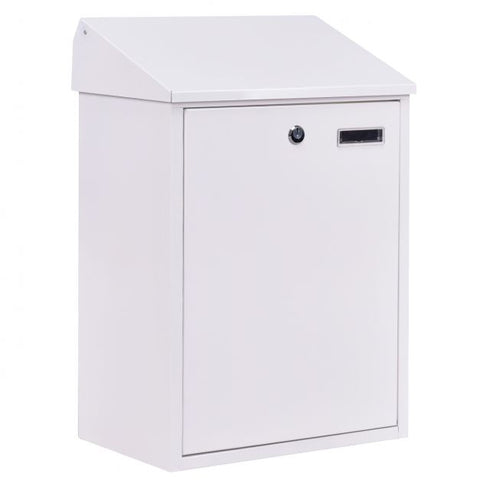 Wall Mounted Premium Steel Lockable Letter Box