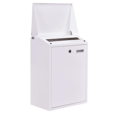Wall Mounted Premium Steel Lockable Letter Box