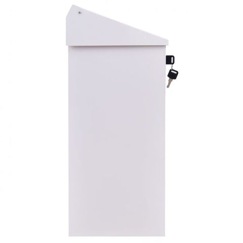 Wall Mounted Premium Steel Lockable Letter Box