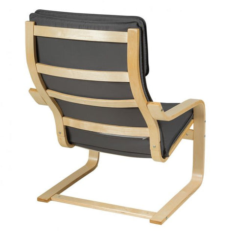 Mother Earth Lounge Chair with Footstool and Magazine Rack