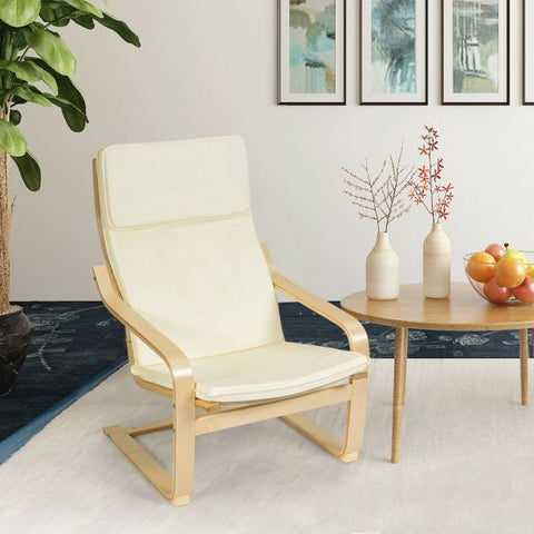 Mother Earth Lounge Chair with Footstool and Magazine Rack